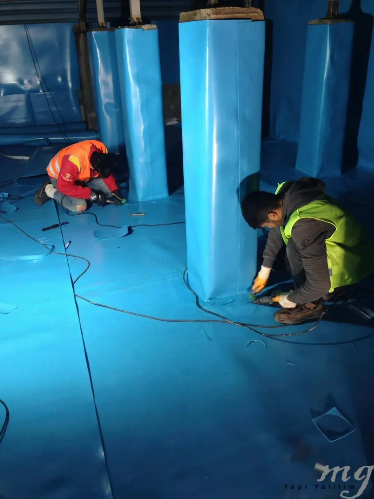 MMK Su Deposu Pvc Kaplama Su Yalıtımı — fotoğraf 11