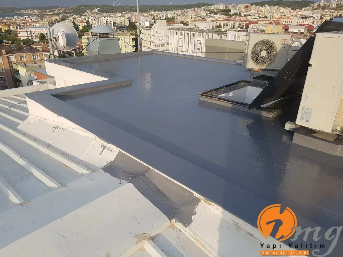 İzmir Aliağa Çatı ve Balkon Şeffaf Su Yalıtımı — fotoğraf 6