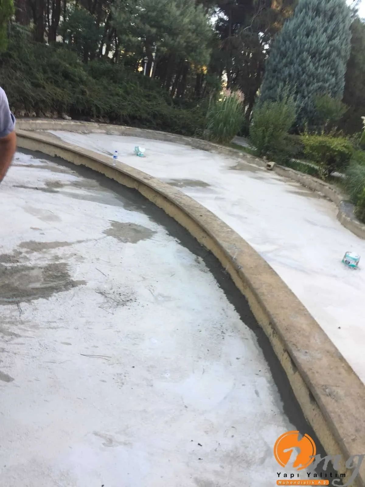 Aydınlı Gizli Bahçe Süs Havuzu Su Yalıtımı — fotoğraf 4