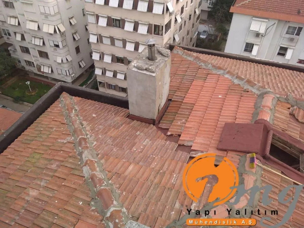 Göztepe Otmarsavcı Apt. Kiremit Aktarma Su Yalıtımı — fotoğraf 9