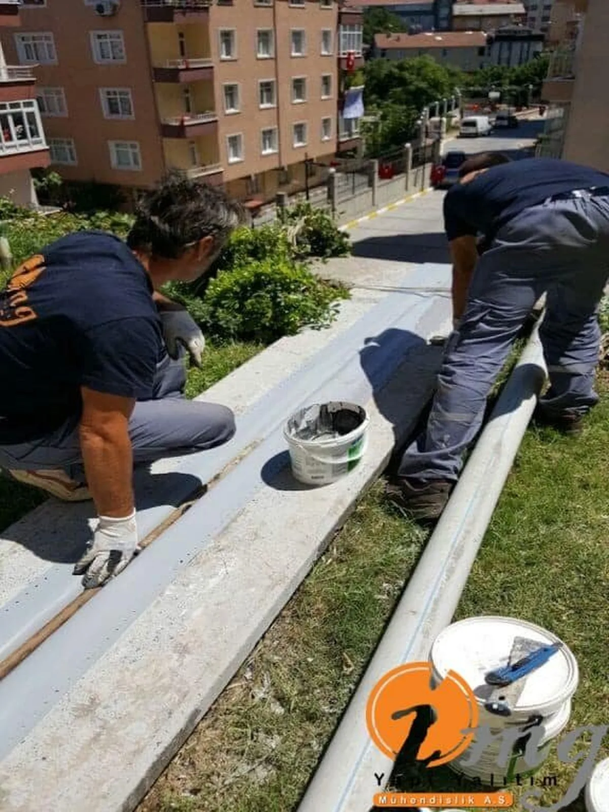 Validesu Konakları Dilatasyon Su Yalıtım Uygulama Su Yalıtımı — fotoğraf 6