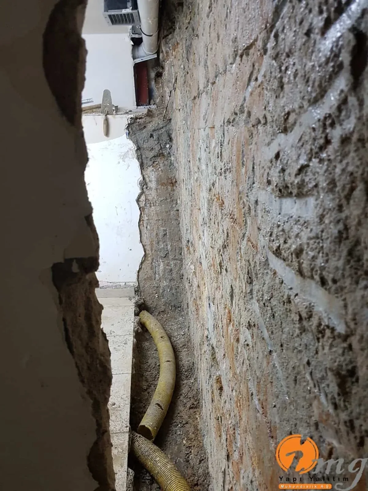 Yön Koleji Bodrum Negatif Kristalize Su Yalıtım Su Yalıtımı — fotoğraf 4