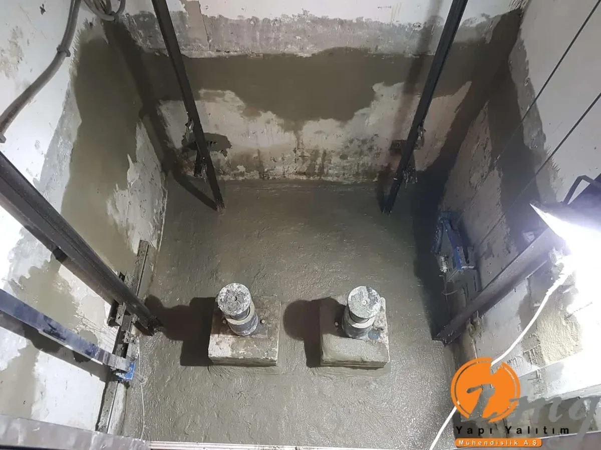 1 Levent Mettal Bank Asansör Kuyusu Su Yalıtımı — fotoğraf 4