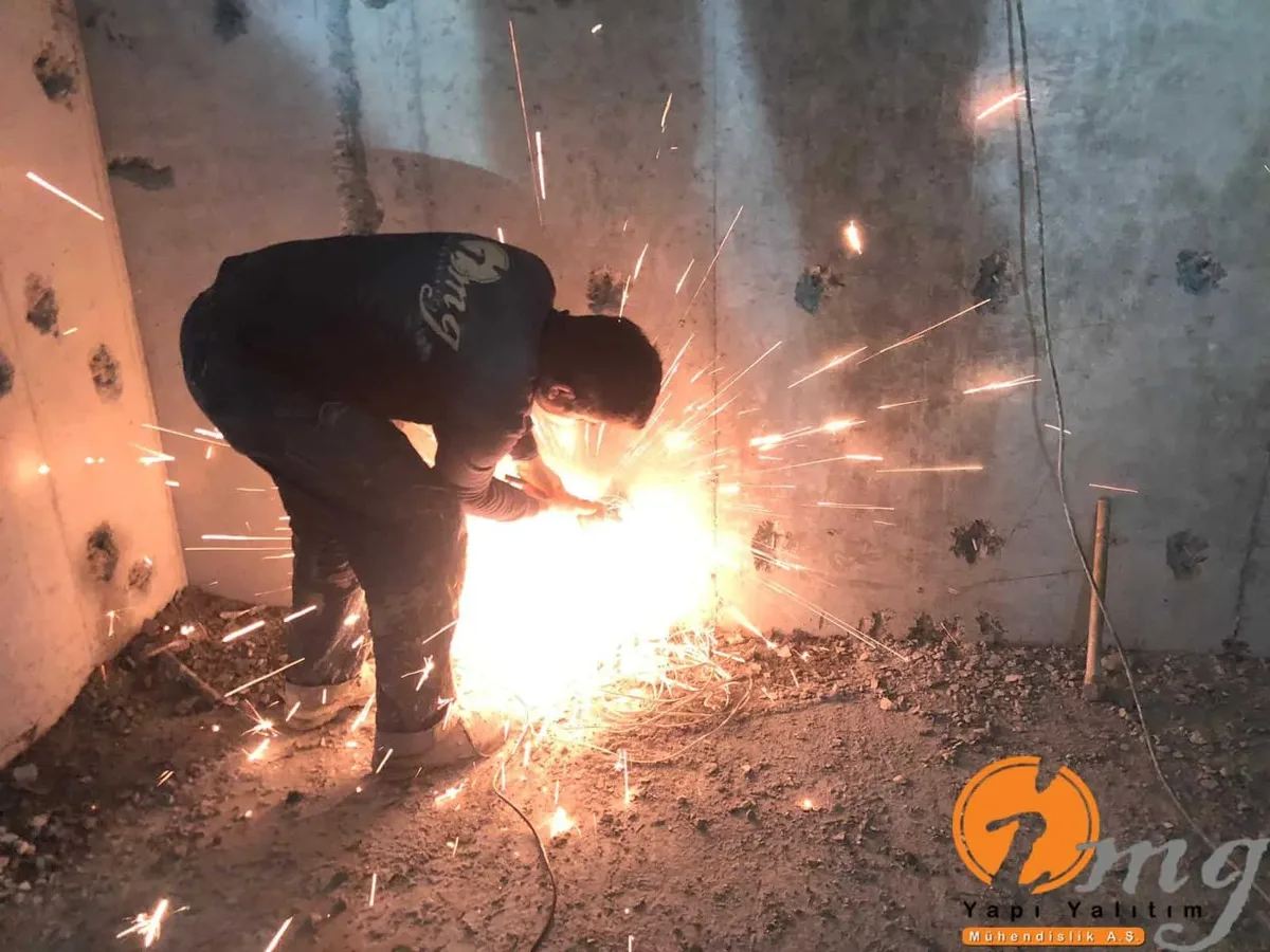 Kemerburgaz Bodrum Kat Poliüretan Enjeksiyon ve negatif Kristalize Su Yalıtımı — fotoğraf 7