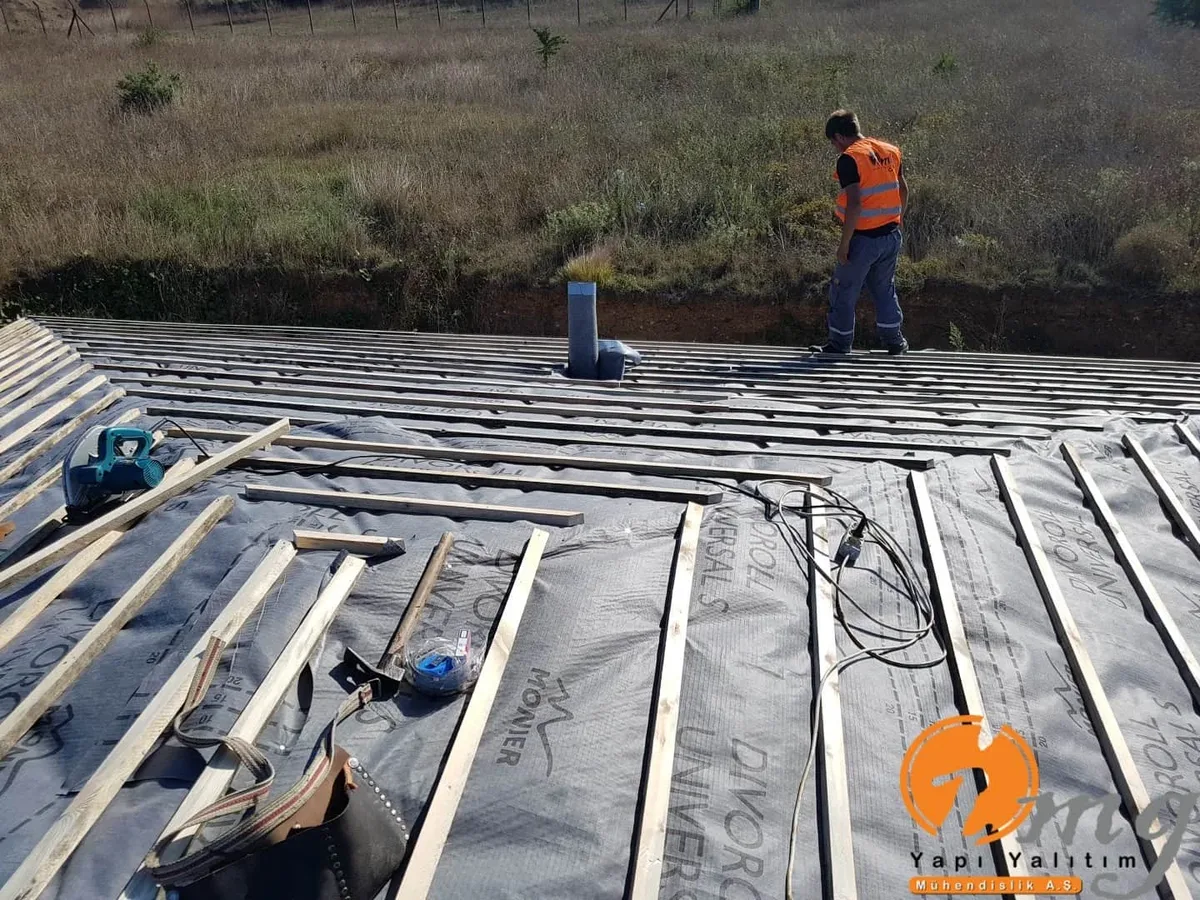 Gebze GOSB Trafolar Brass Çatı Yapımı Su Yalıtımı — fotoğraf 8