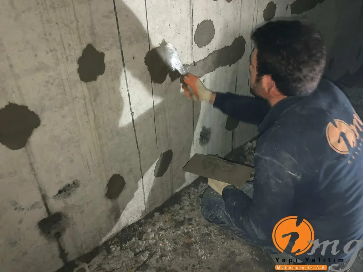 Kemerburgaz Bodrum Kat Poliüretan Enjeksiyon ve negatif Kristalize Su Yalıtımı — fotoğraf 10