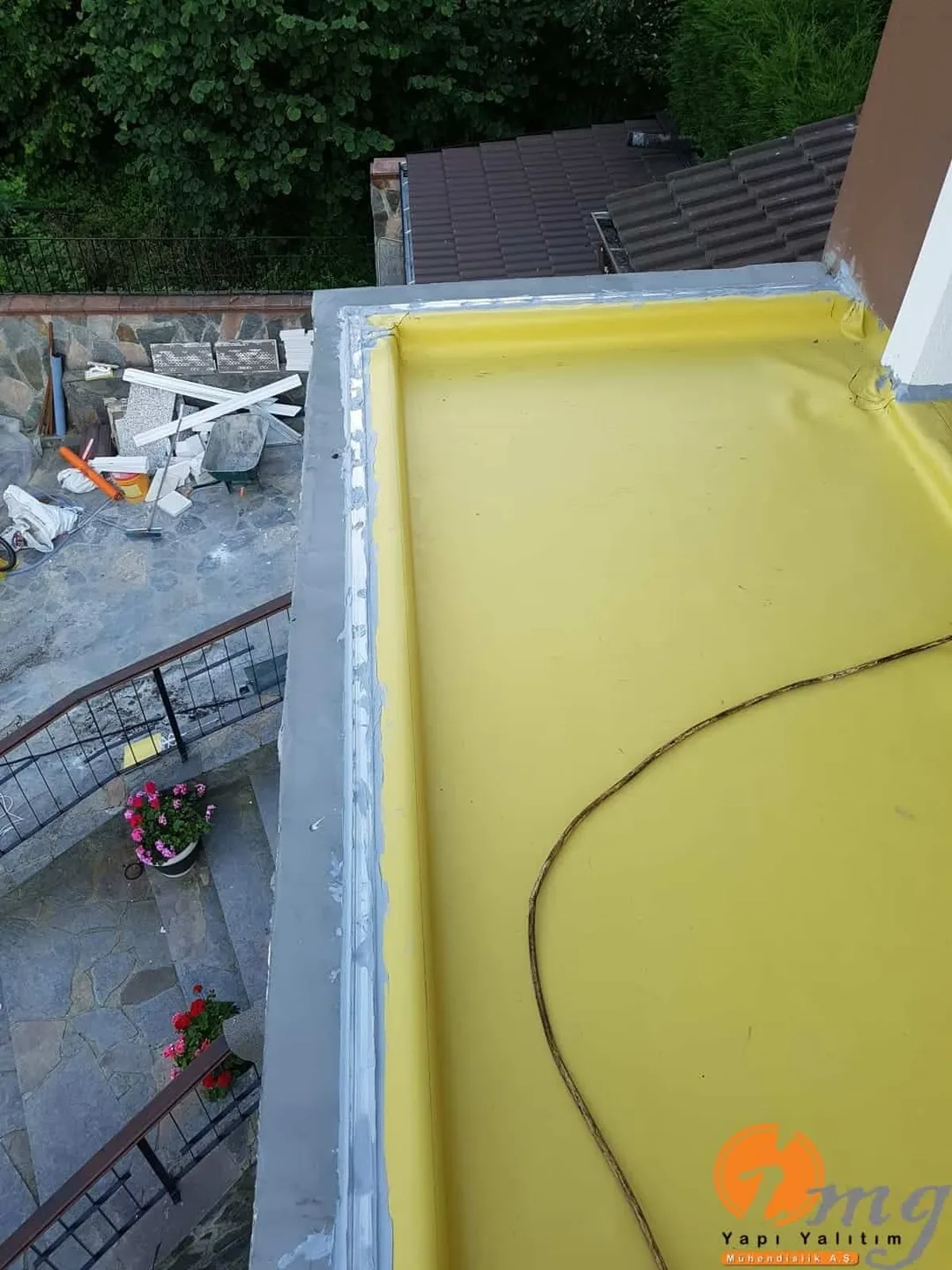Maşukiye Balkon Pvc Membran ve Fayans Üzeri Şeffaf Su Yalıtımı — fotoğraf 3