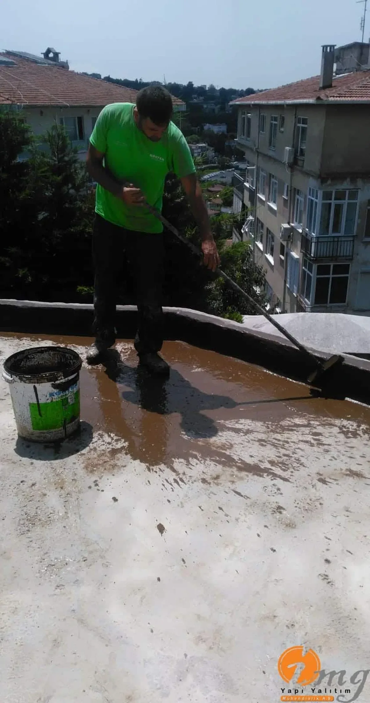 Çengelköy Teras Sürme Su Yalıtımı Uygulaması — fotoğraf 4