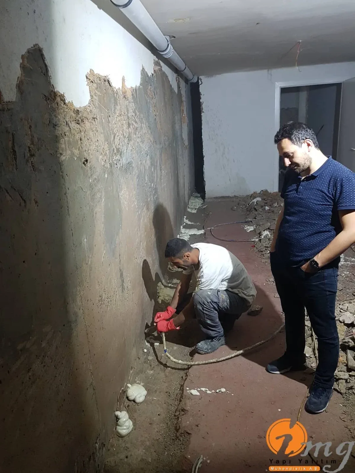 Maltepe Karaca İnşaat Otopark Poliüretan Enjeksiyon ve Negatif Su Yalıtımı — fotoğraf 3