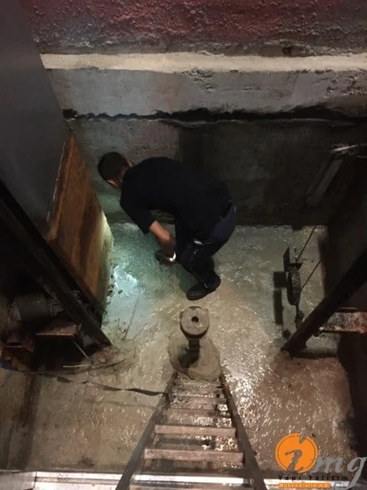 Sarıyer Okul Asansör Kuyusu Su Yalıtımı — fotoğraf 4