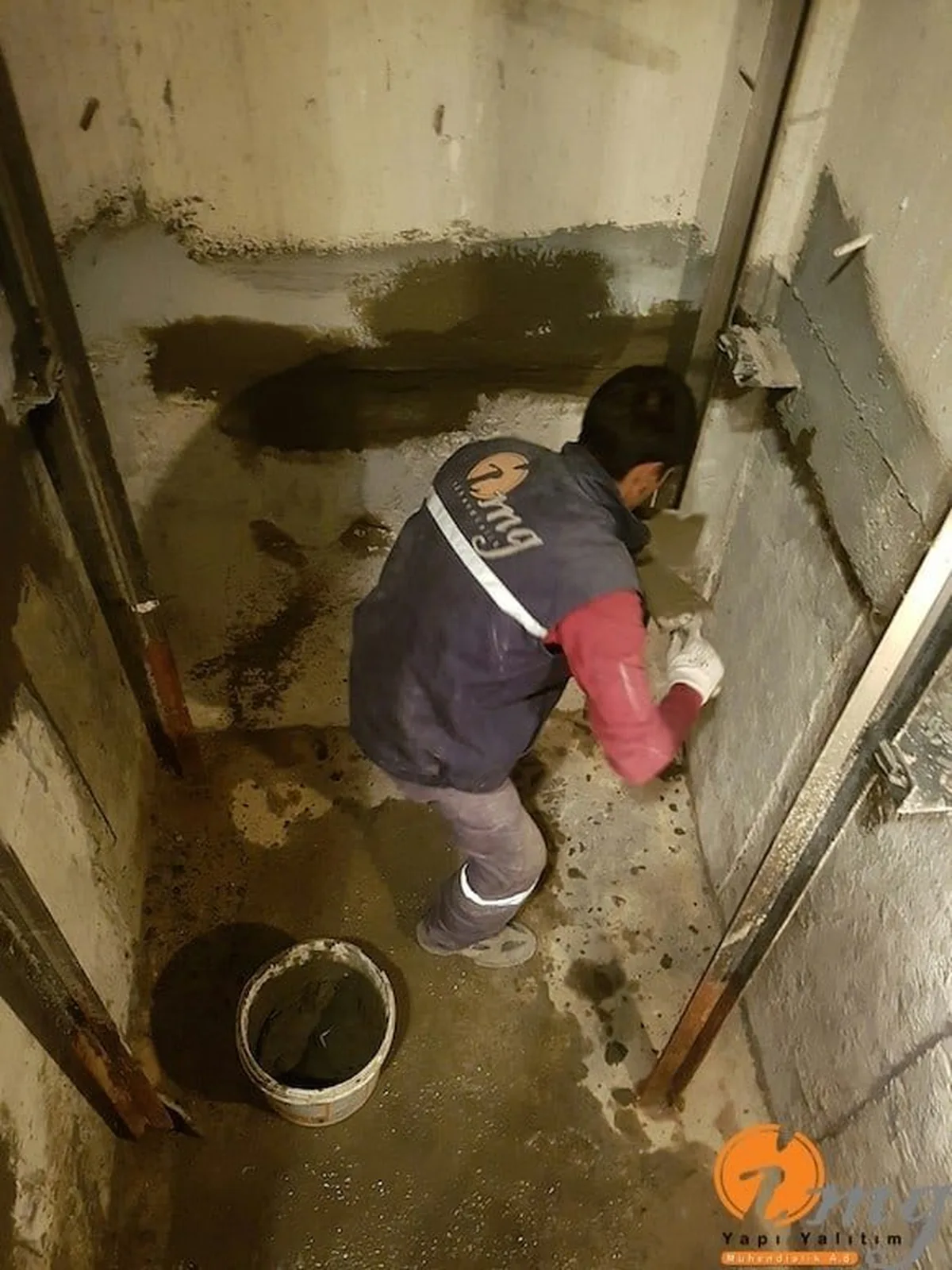 Zümrütevler Asansör Kuyusu Su Yalıtımı — fotoğraf 3