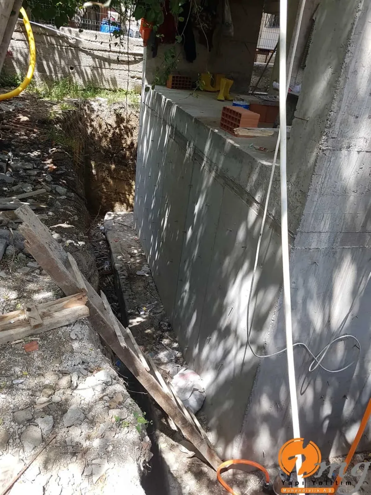 Pendik Berat İnşaat Perde Sürme Su Yalıtımı Uygulaması — fotoğraf 3