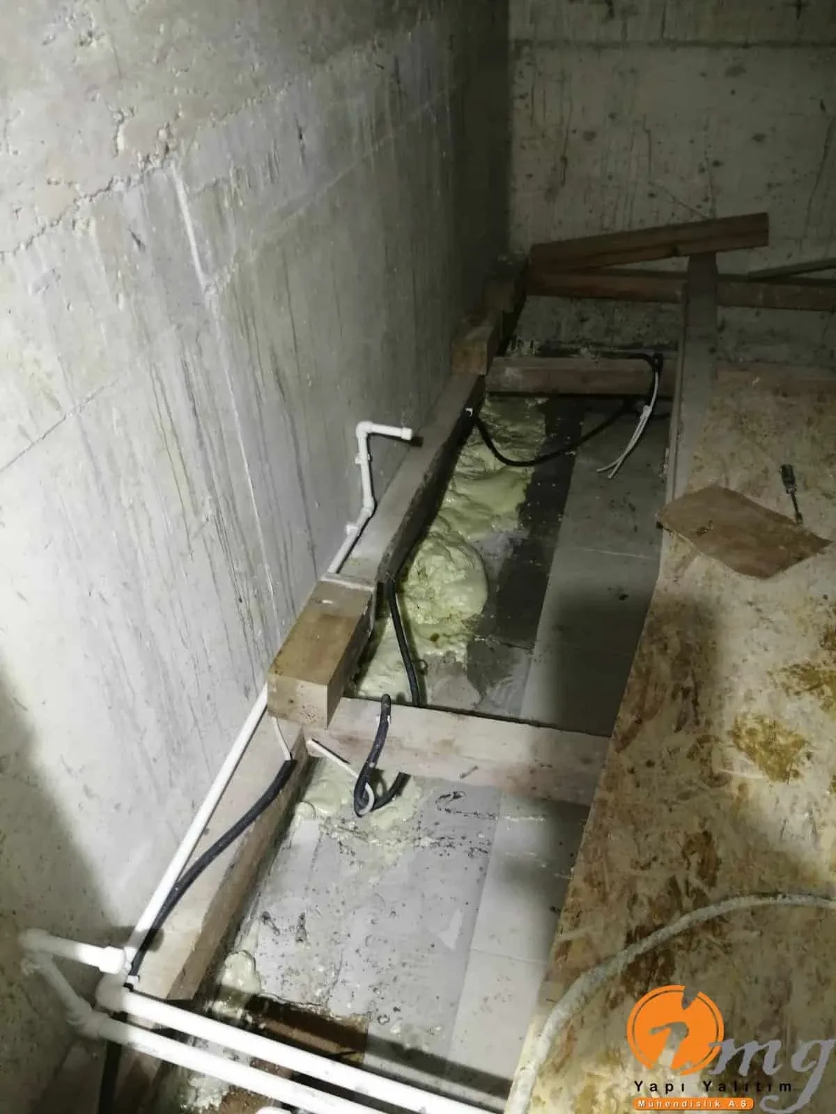 Kemerburgaz Bodrum Kat Poliüretan Enjeksiyon ve negatif Kristalize Su Yalıtımı — fotoğraf 6