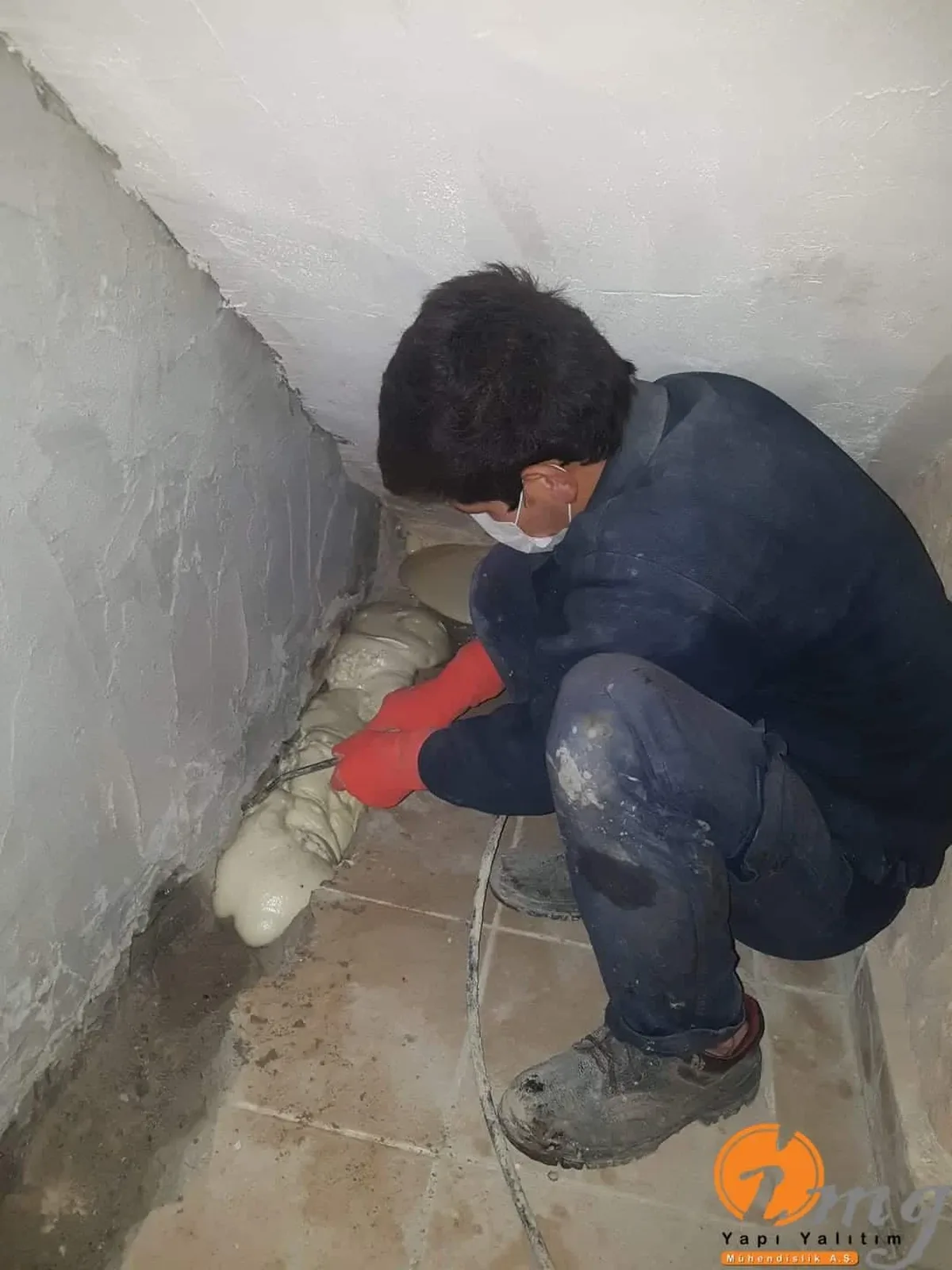 Bozcaada Bodrum Kat Poliüretan Enjeksiyon ve Su Yalıtımı — fotoğraf 3