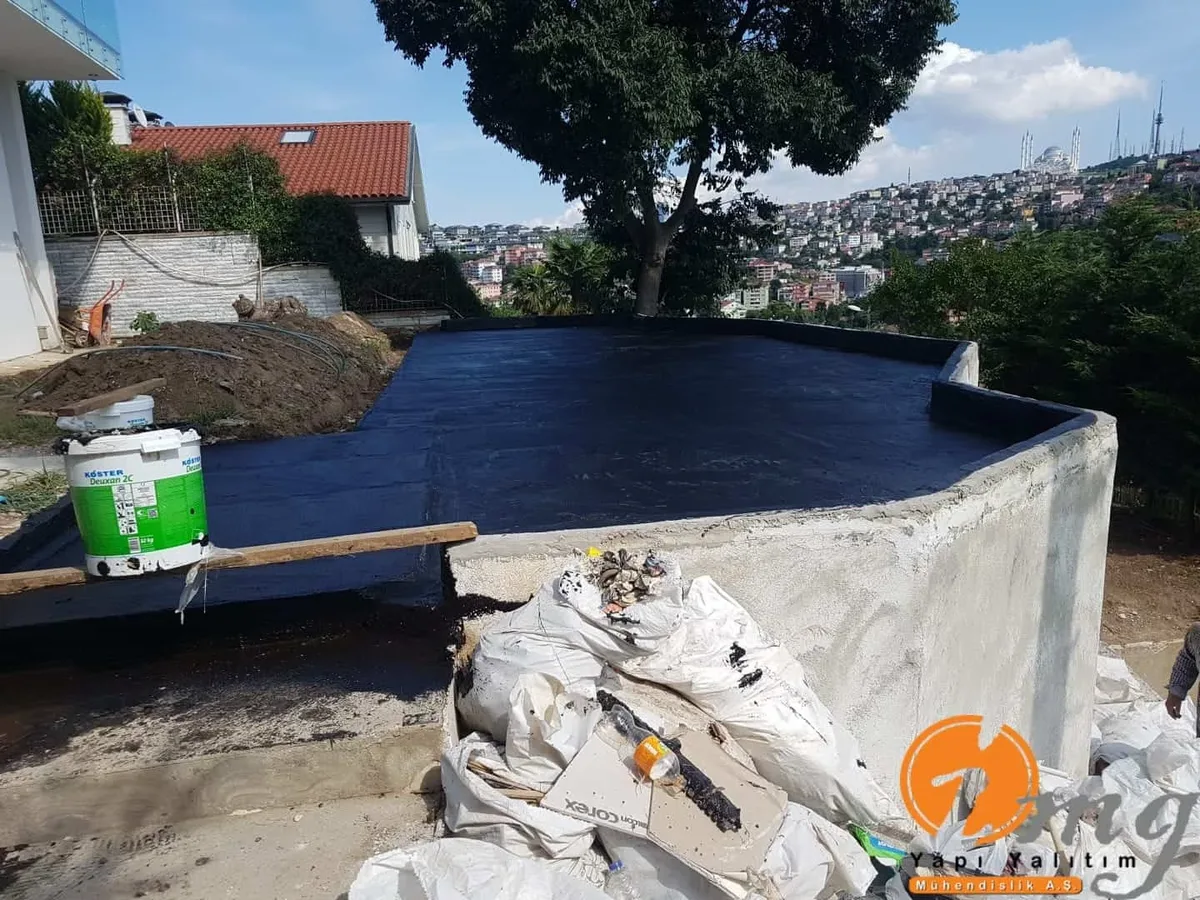 Çengelköy Teras Sürme Su Yalıtımı Uygulaması — fotoğraf 6