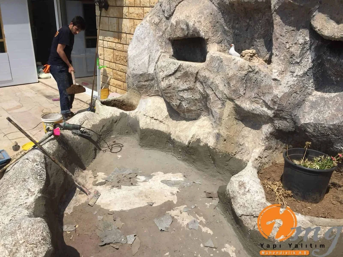 Atalar Süs Havuzu Su Yalıtımı — fotoğraf 3