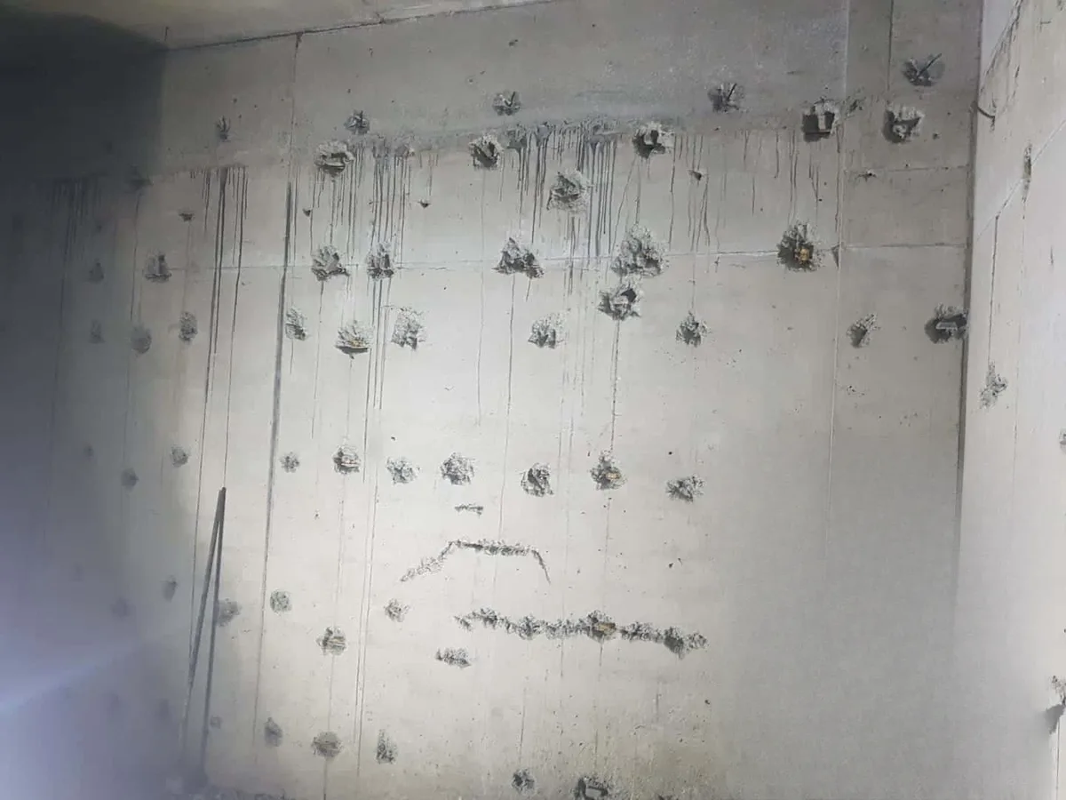 Kemerburgaz Bodrum Kat Poliüretan Enjeksiyon ve negatif Kristalize Su Yalıtımı — fotoğraf 2