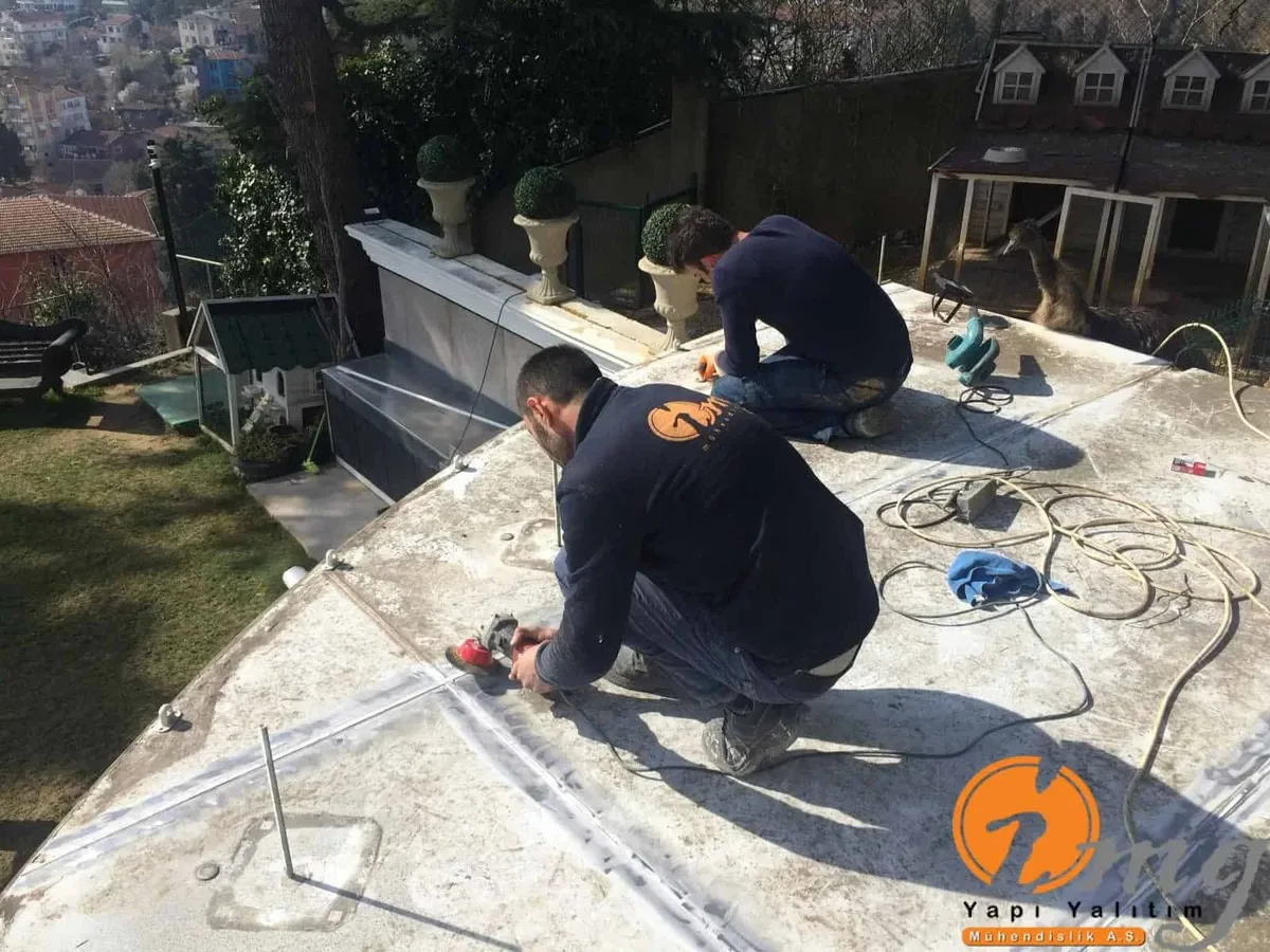 İstinye Şafak Çak Villa Su Yalıtımı ve Mastik Uygulaması — fotoğraf 10