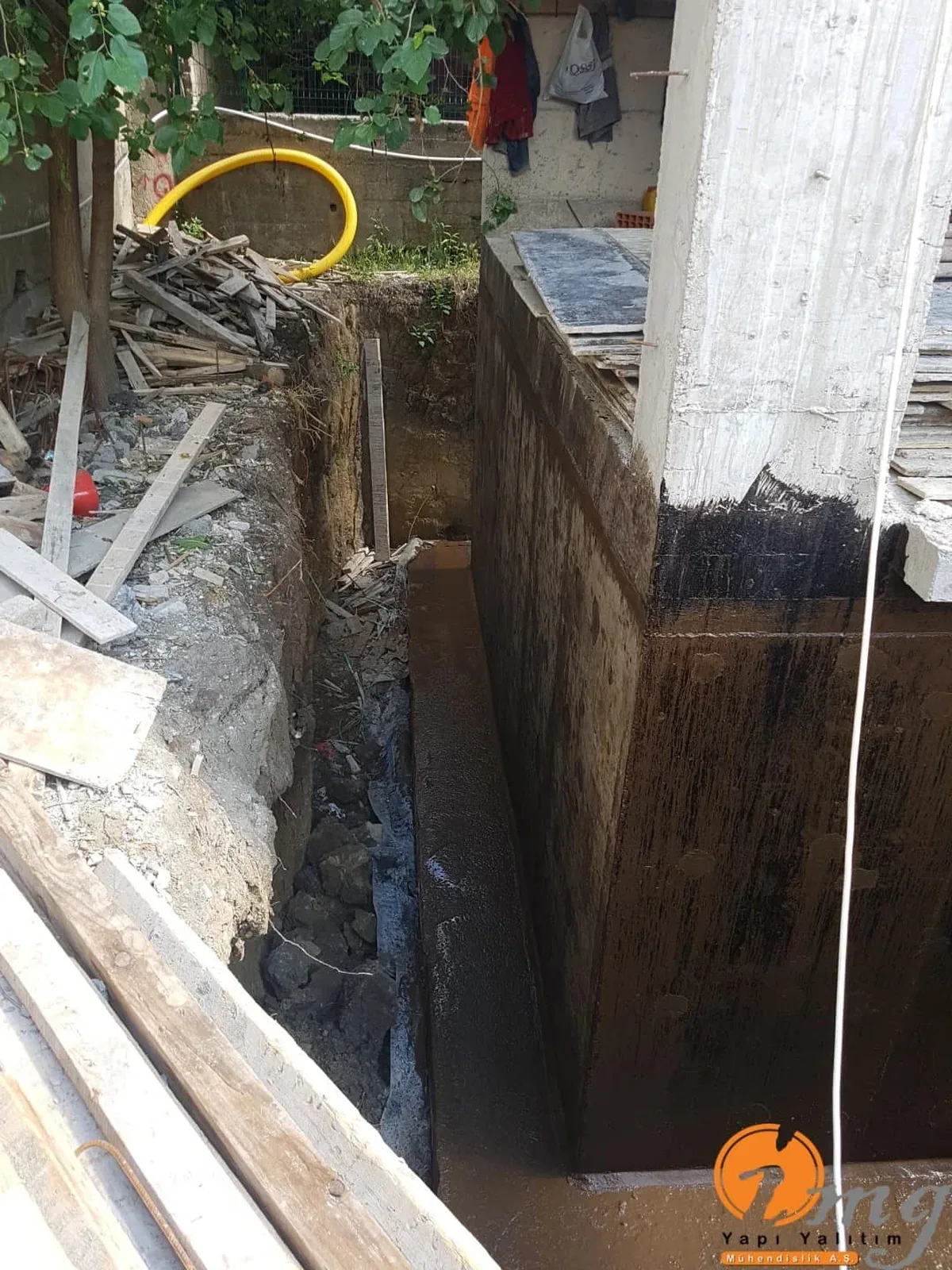 Pendik Berat İnşaat Perde Sürme Su Yalıtımı Uygulaması — fotoğraf 6