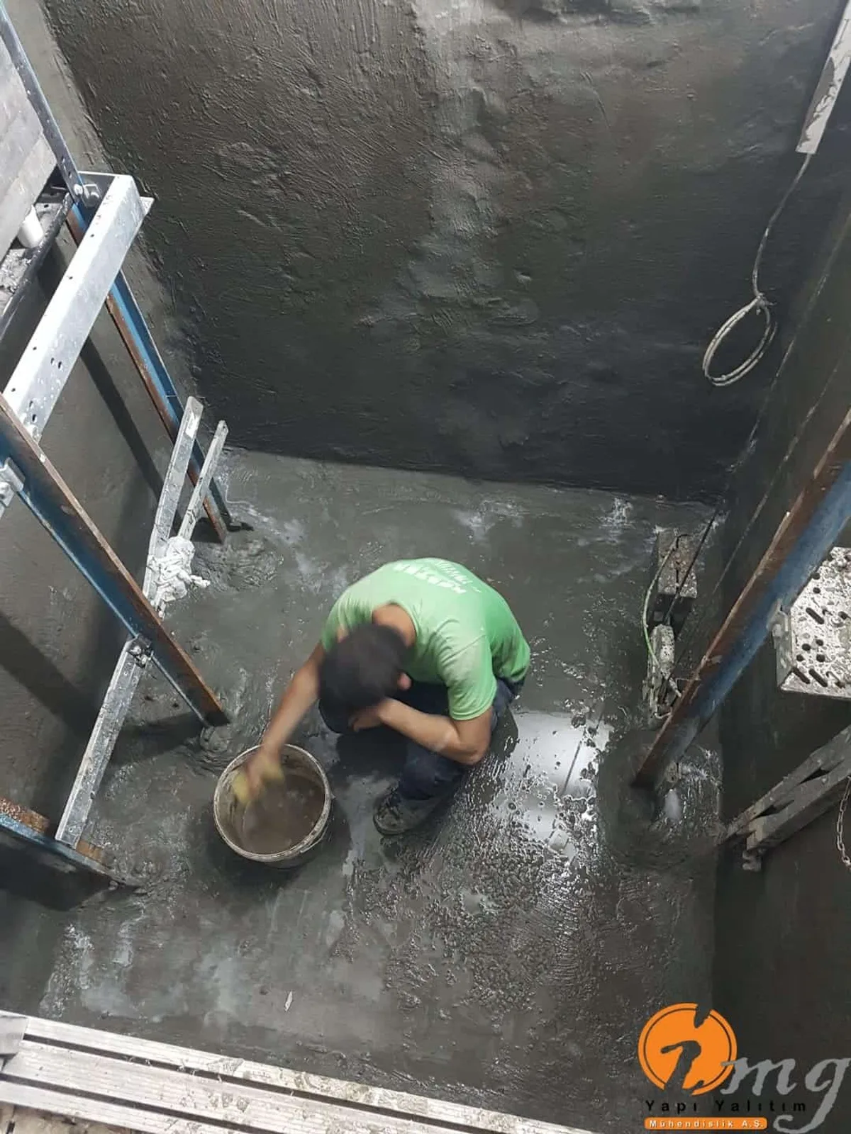 Levent Asansör Kuyusu Su Yalıtımı — fotoğraf 10