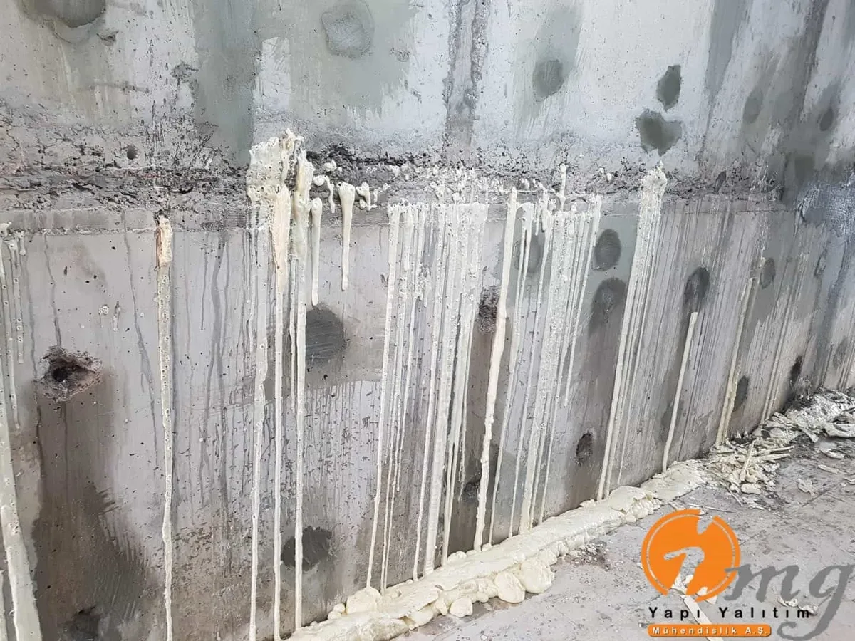 Mimoza Apt.Otopark Tavan Poliüretan Enjeksiyon Su Yalıtımı — fotoğraf 2