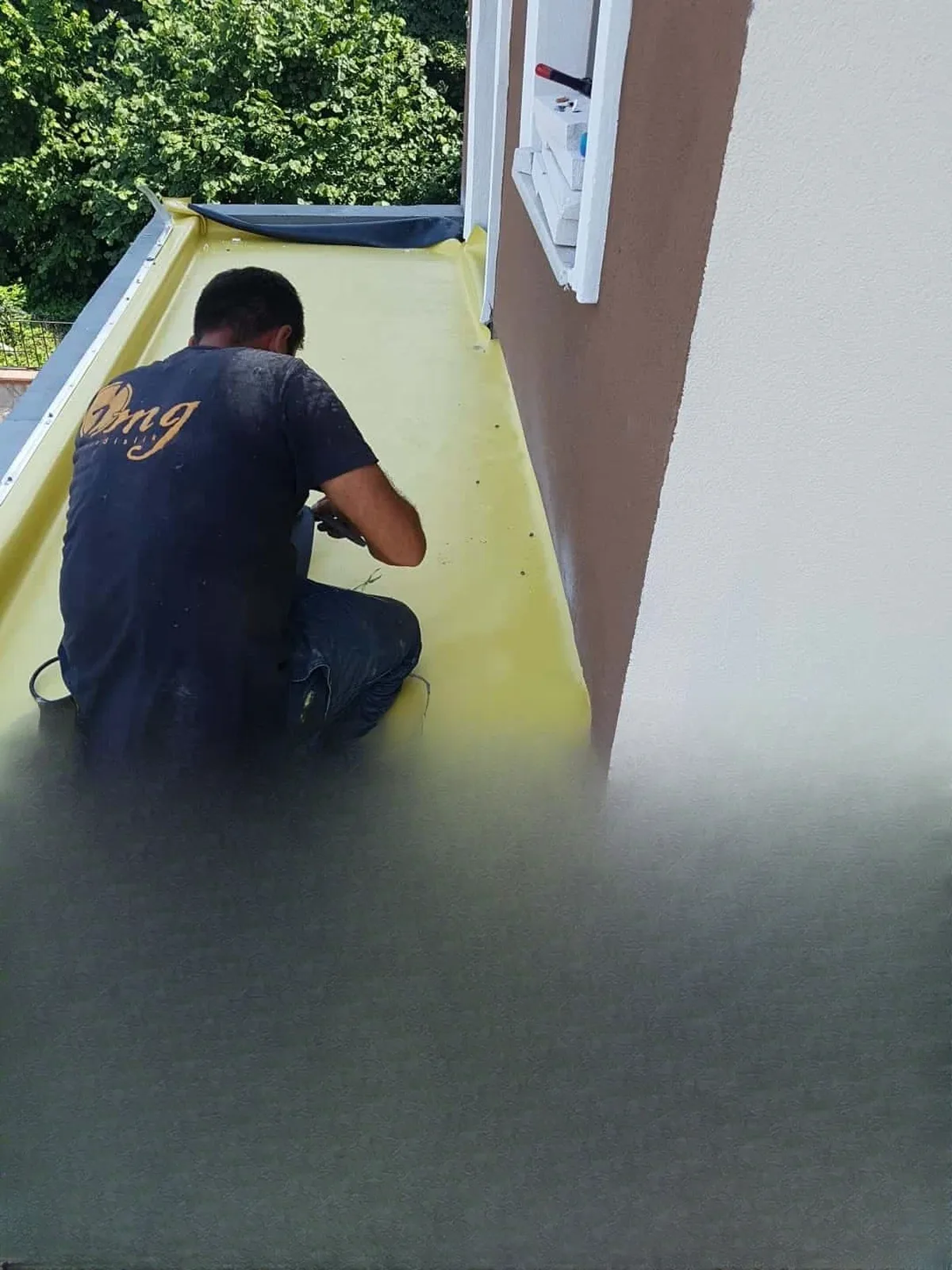 Maşukiye Balkon Pvc Membran ve Fayans Üzeri Şeffaf Su Yalıtımı — fotoğraf 6