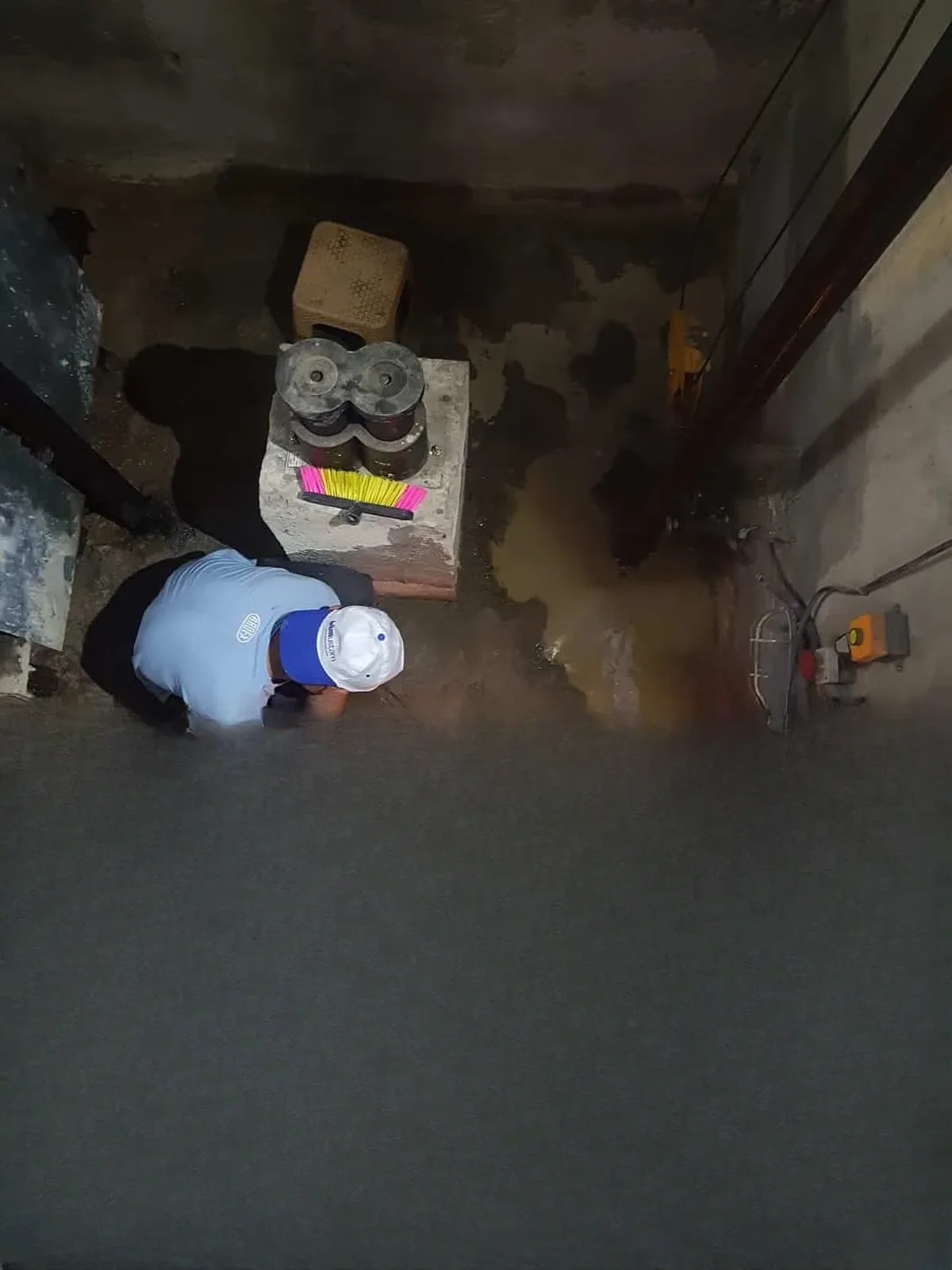 Çınar Koleji Asansör Kuyusu Su Yalıtımı — fotoğraf 3