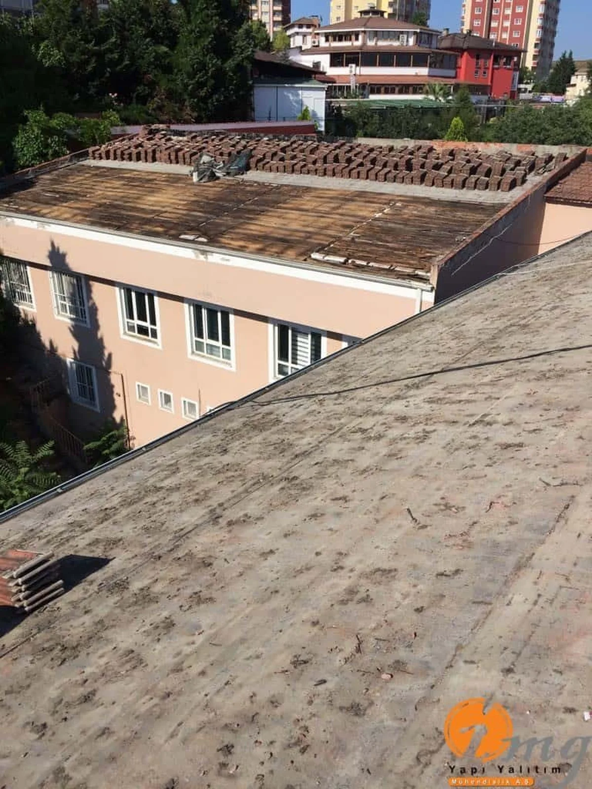Başakşehir Çınar Koleji Çatı Kiremit Aktarması ve Su Yalıtımı — fotoğraf 7