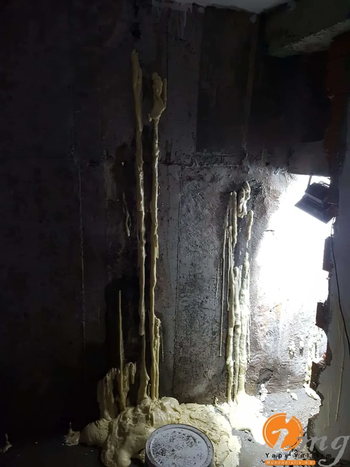 Eyüp Bodrum Kat Kristalize ve Poliüretan Enjeksiyon Su Yalıtımı — fotoğraf 9