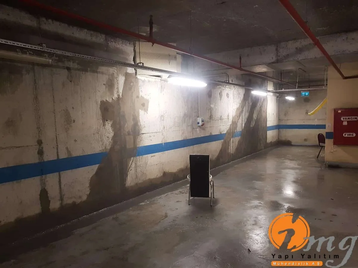 Vizyon Park Otopark İçi Enjeksiyon Su Yalıtımı Uygulaması — fotoğraf 7