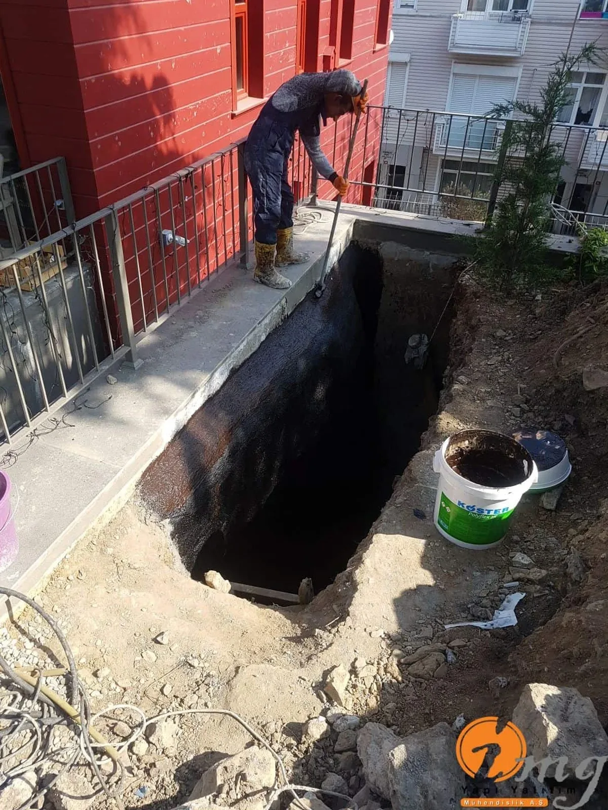 Çekmeköy Bodrum Kat Poliüretan Enjeksiyon ve Negatif Su Yalıtımı — fotoğraf 10