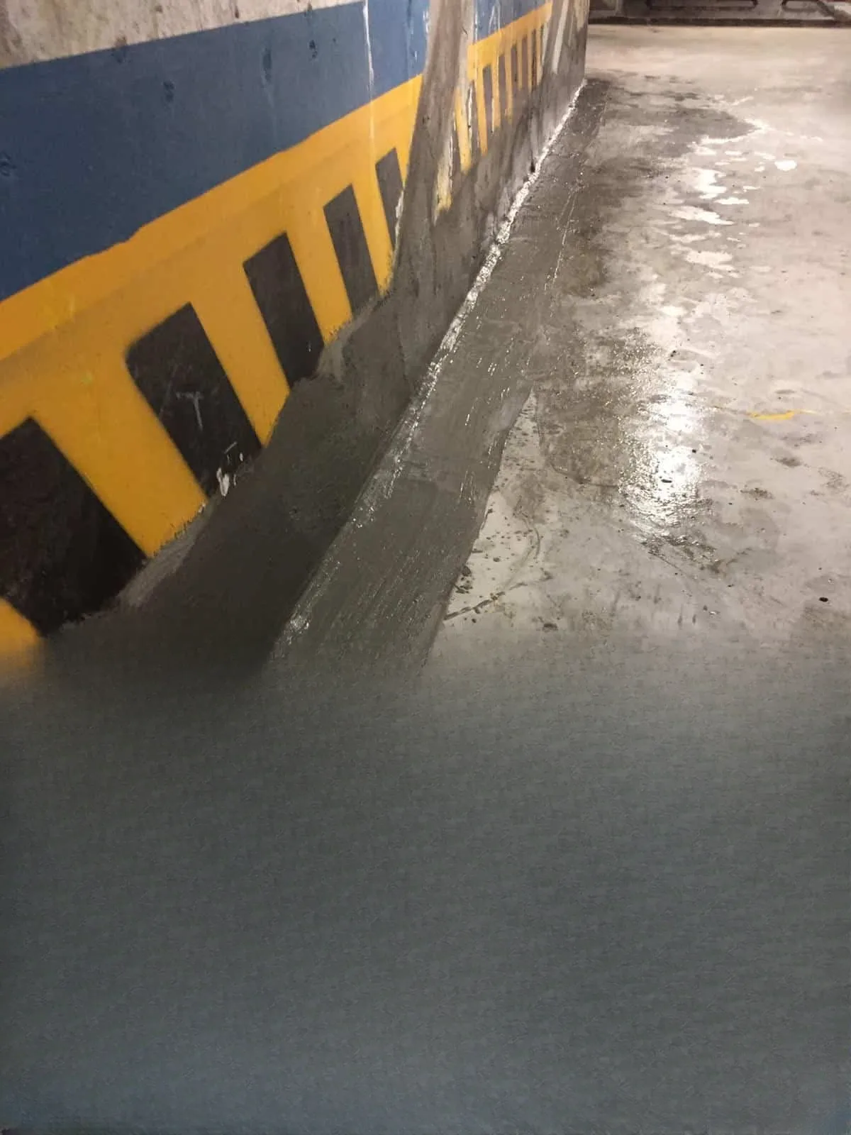 Vizyon Park Otopark İçi Enjeksiyon Su Yalıtımı Uygulaması — fotoğraf 2