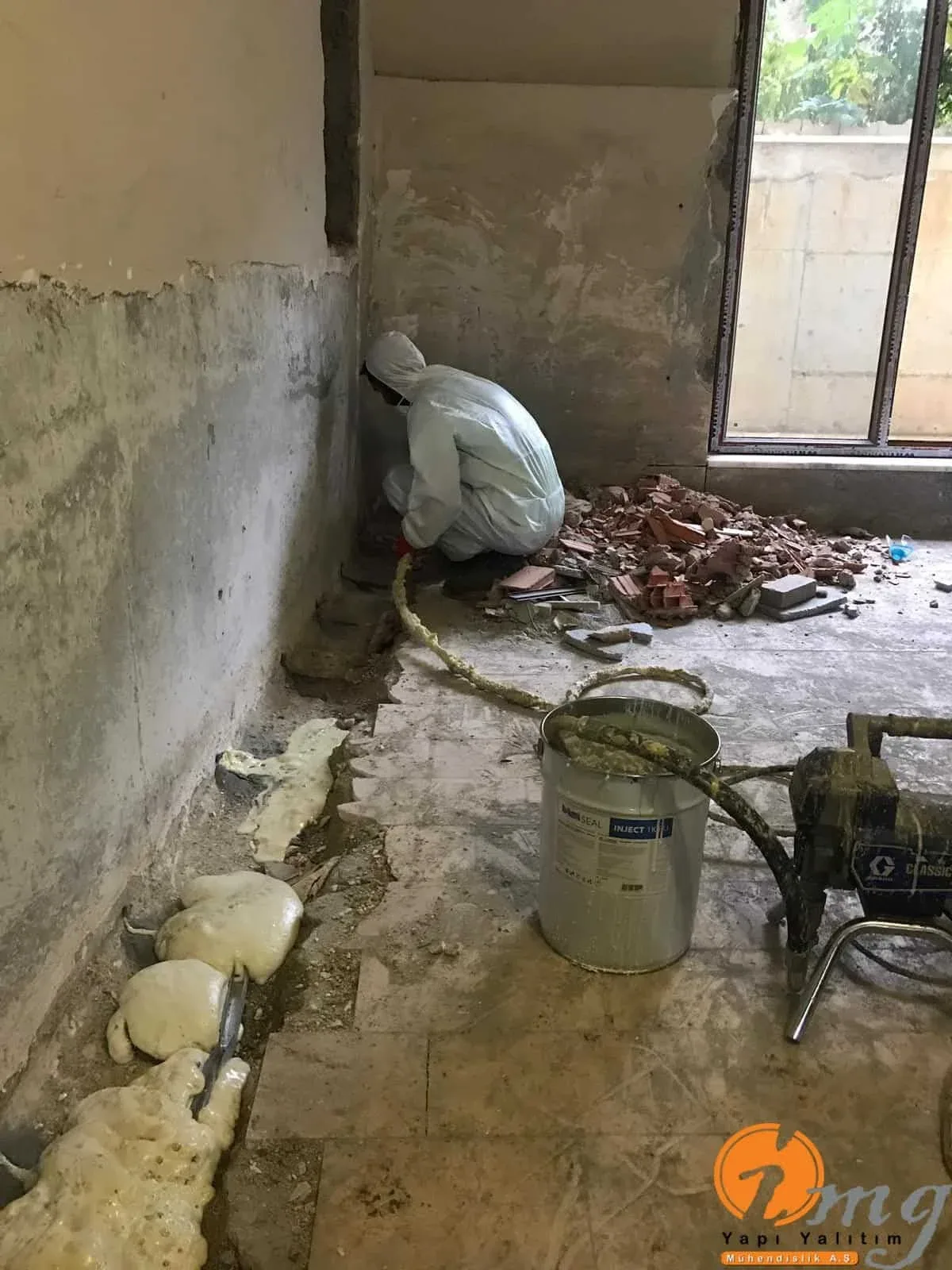 Kağıthane Bodrum Kat Poliüretan Enjeksiyon ve Negatif Kristalize Su Yalıtımı — fotoğraf 4