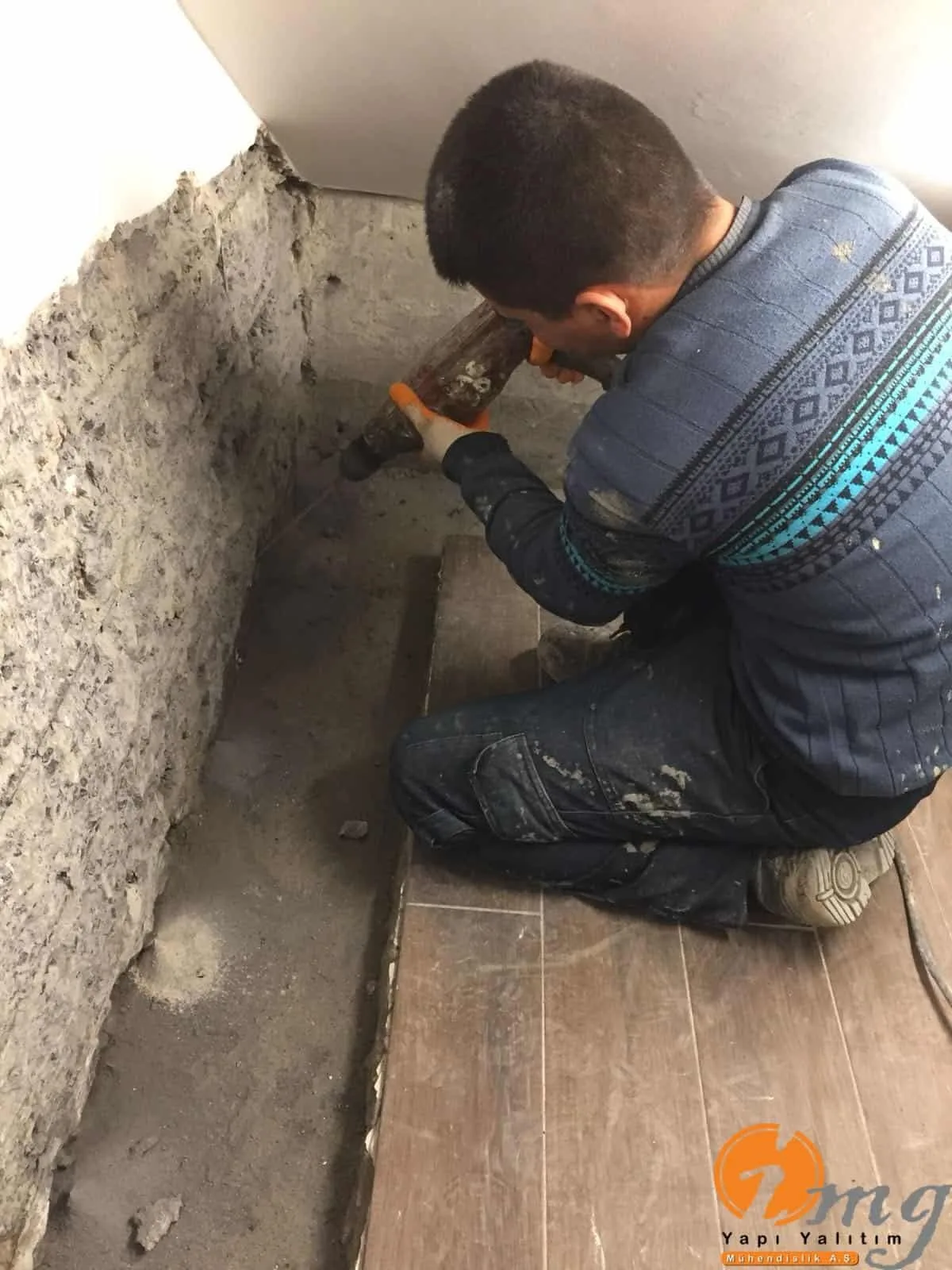 Bodrum Kat Poliüretan Enjeksiyon ve Negatif Yönden Su Yalıtımı — fotoğraf 2