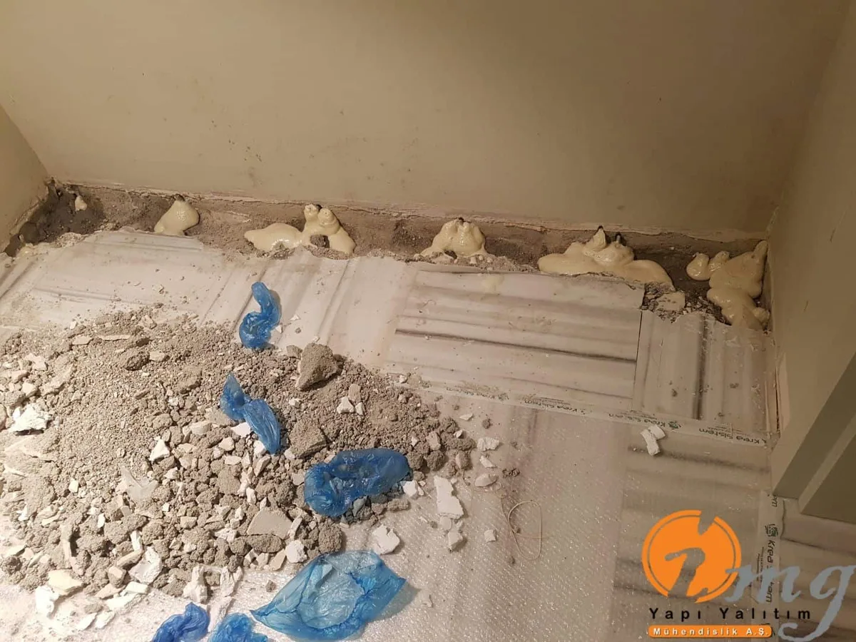 Yeniköy Daire İçi Soğuk Derz Enjeksiyon Su Yalıtımı — fotoğraf 6