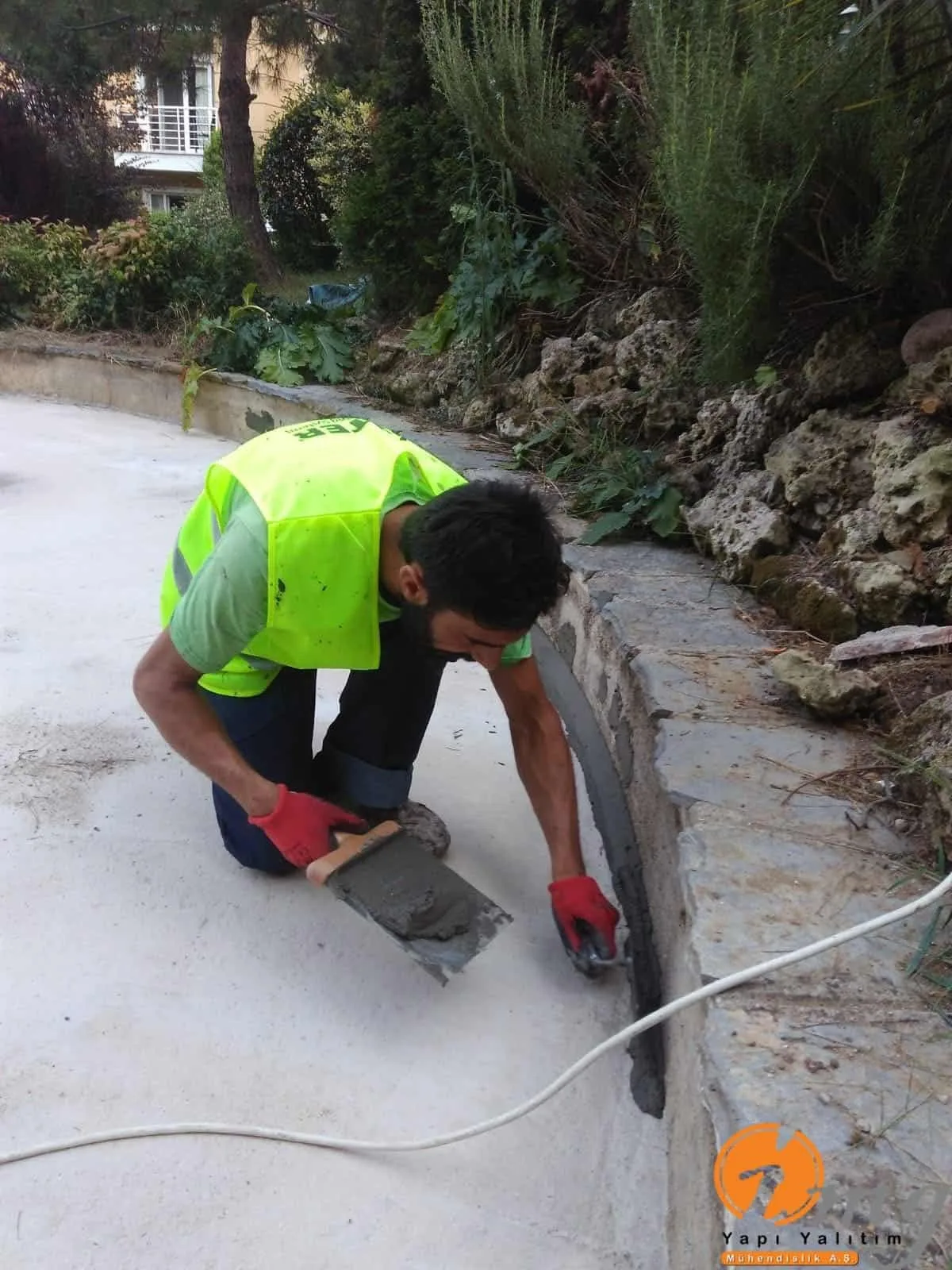 Aydınlı Gizli Bahçe Süs Havuzu Su Yalıtımı — fotoğraf 5